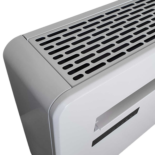 AirExchange monoblock warmtepomp, kleur wit, linker bovenkant