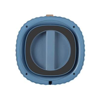 AirExchange 150‑T, fluisterstille luchtreiniger voor in de slaapkamer, voor schone lucht en betere slaap, blauw, bovenkant