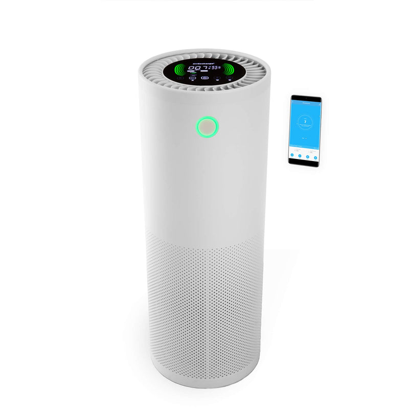AirExchange 600-T luchtreiniger voor de slaapkamer met HEPA-filter, wit