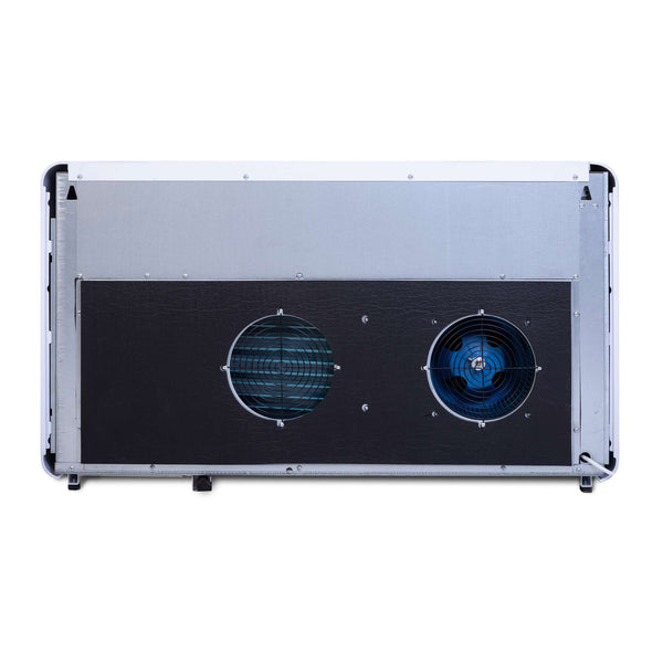 AirExchange monoblock warmtepomp, kleur wit, achterkant