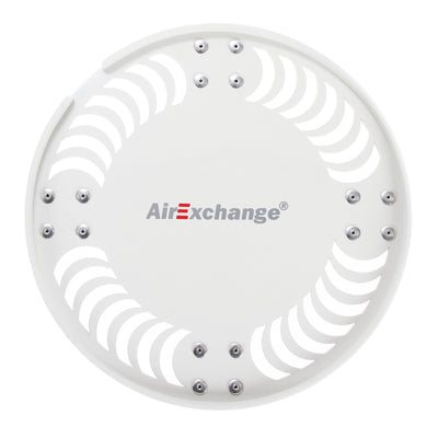 transportsysteem met wielen voor airexchange luchtreiniger in kleur wit