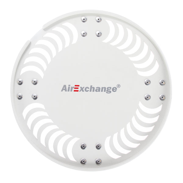 transportsysteem met wielen voor airexchange luchtreiniger in kleur wit