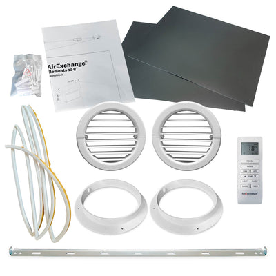 Monoblock warmtepomp & airco zonder buitenunit - verschillende kleuren